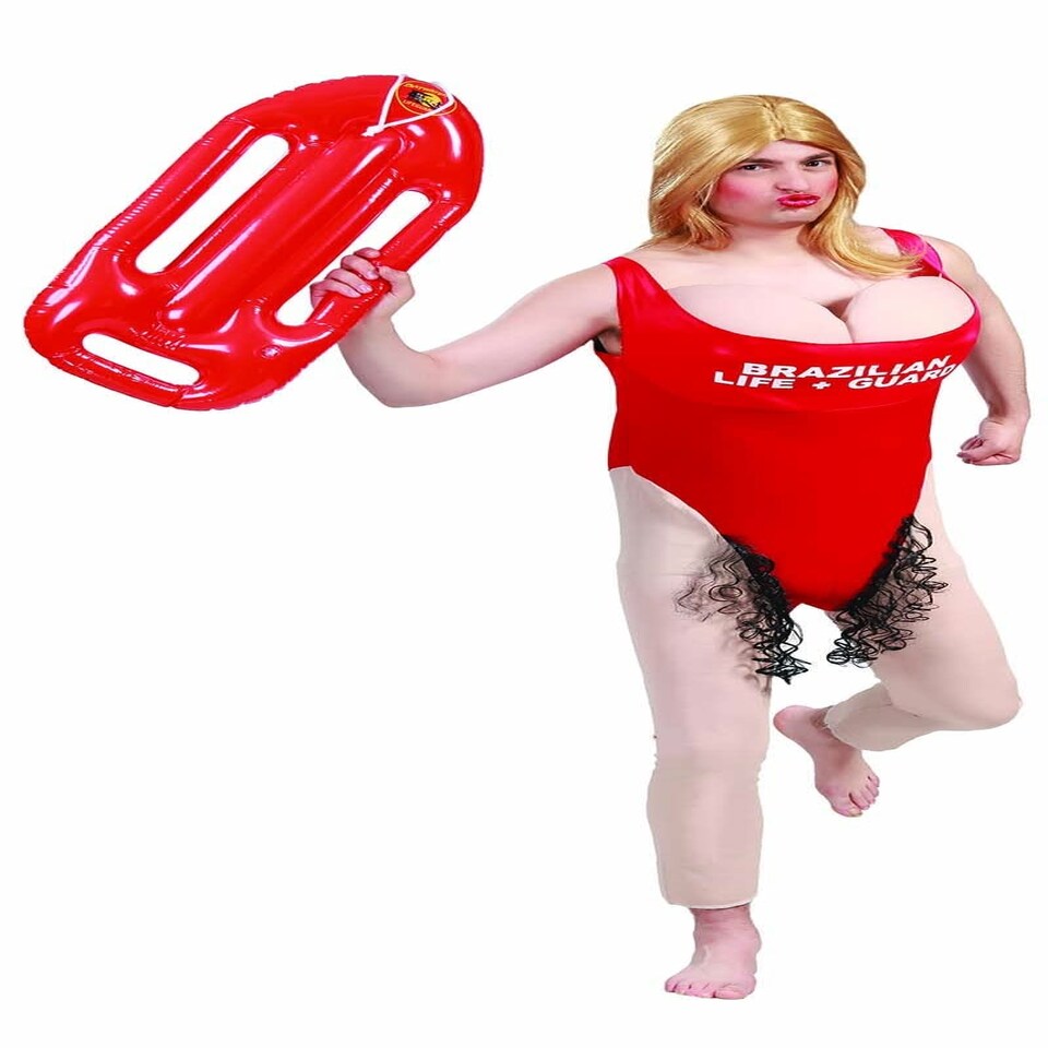 image 1 of Fancy Dress Adult Lifeguard - M
