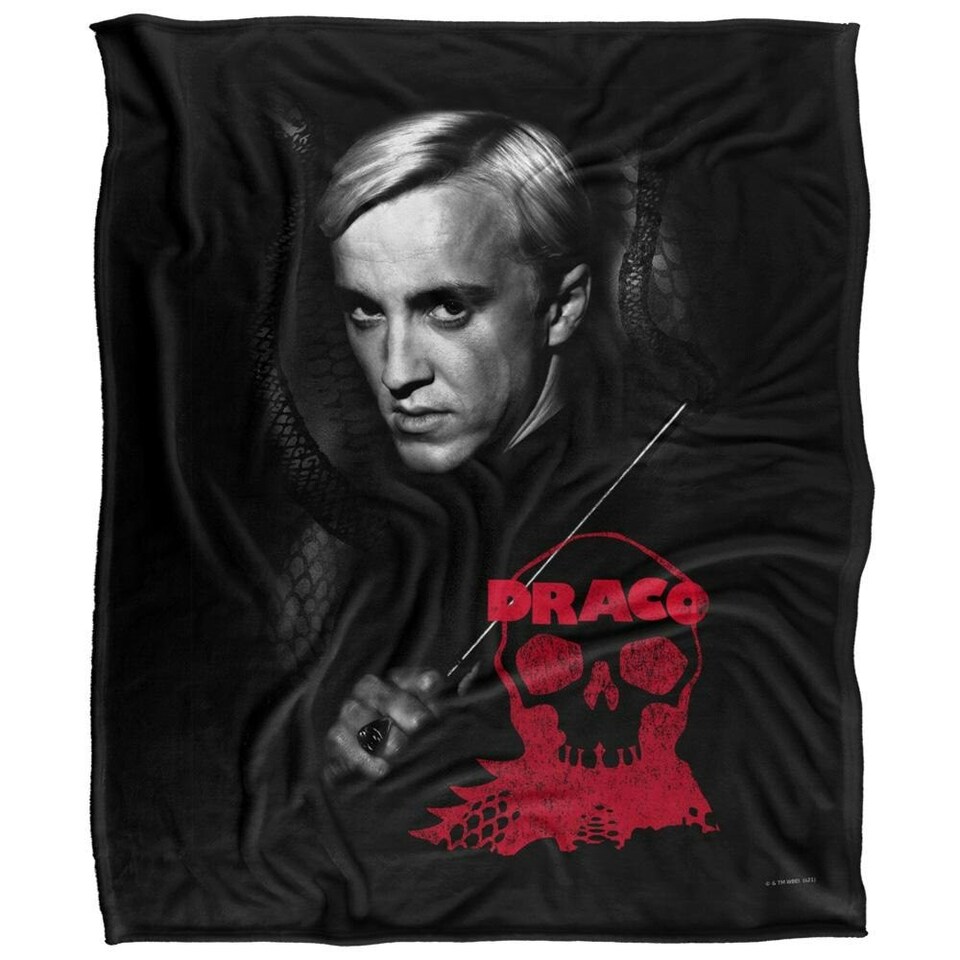 image 1 of Harry Potter Dark Mark Draco Malfoy Blanket - Multicoloured - One Size