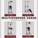 image 3 of HOMCOM Steel Multi-Use Exercise Power Tower Station Adjustable Height w/ Grips