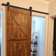 image 2 of Yaheetech Barn Door Sliding Hardware Black