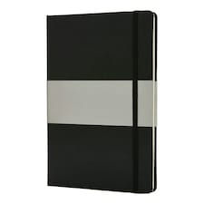XD Collection Deluxe Hard Cover A5 Notebook - Black - One Size