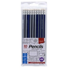 Wallet of 10 Hb Rubber Tipped Pencils by Pro:scribe
