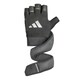image 2 of Adidas Wrist Wrap Training Gloves Black | S