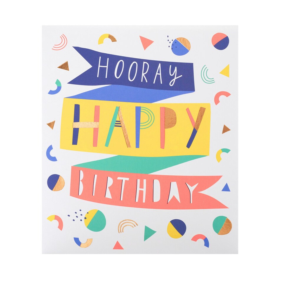 image 1 of Birthday Card - Hooray