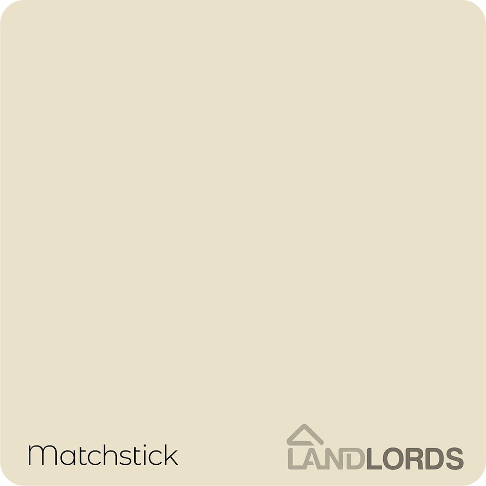 image 1 of Landlords Paint - One Coat Paint - Quick Coverage Interior Walls & Ceilings - Matchstick - 5L