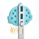 image 4 of Living and Home 2-in-1 Kids Basketball Hoop with Football Goal