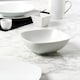 image 4 of 42pc White Porcelain Square Dinner Set