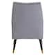 image 4 of Interiors by Grey Velvet Armchair, Built to Last Lounge Chair, Easy to Maintain Velvet Chair, Reliable Armchair