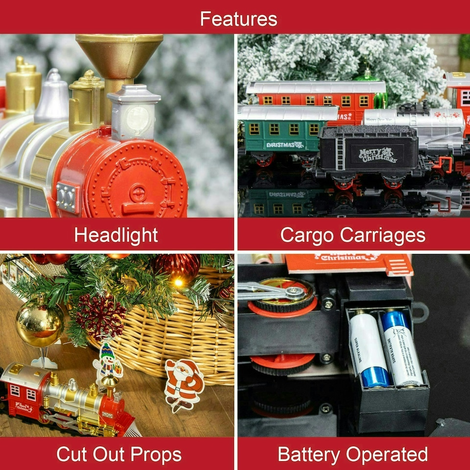 image 1 of Christmas Workshop 81020 Deluxe Santa’s Express Delivery Christmas Train Set