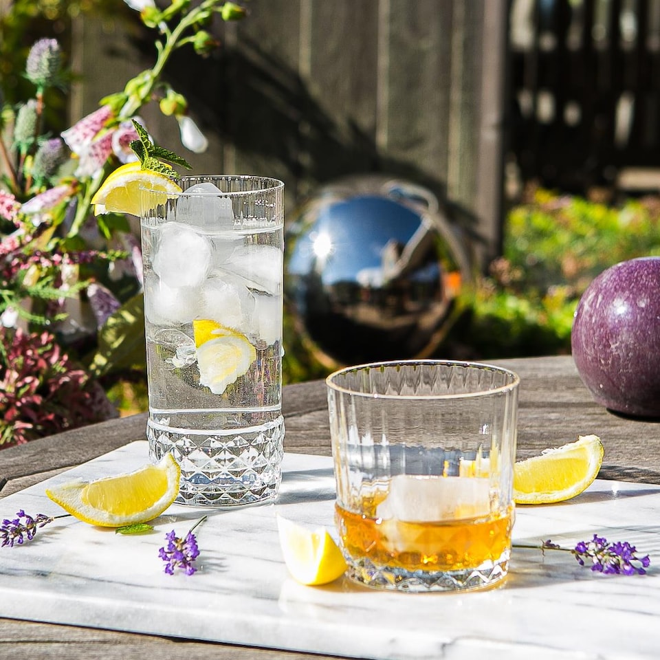 image 1 of Bormioli Rocco 12 Piece America '20s Large Glassware Set - Clear | Clear | Clear