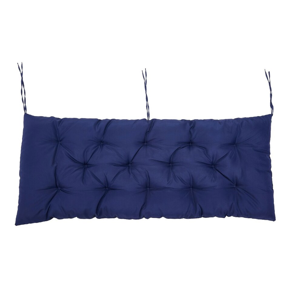 image 1 of Living and Home Outdoor Waterproof Bench Seat Cushion, 120x50cm, Navy Blue