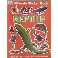 Ultimate Reptile Print Sticker Book - Multicoloured - One Size