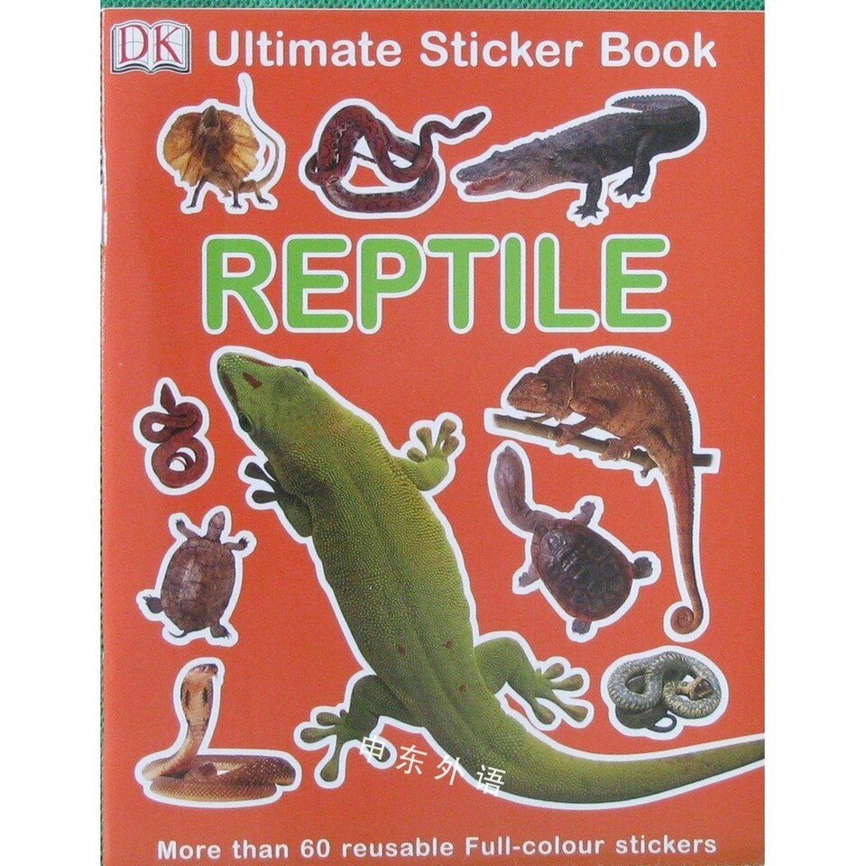 image 1 of Ultimate Reptile Print Sticker Book - Multicoloured - One Size