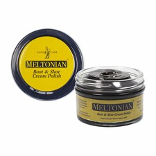 Meltonian Boot and Shoe Cream Polish - Conditioning and Colour Restoration 50ml | Grey | Dark Grey