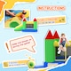 image 7 of HOMCOM Bouncy Castle with Slide Inflatable Bouncer Kids Jumper Bounce Castle