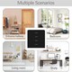 image 2 of Alivio 4 Drawers Bedside Storage Cabinet for Bedroom, Living Room, Dressing Room (Black)