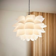 ValueLights Modern Intricate Design White Ceiling Pendant Light Shade