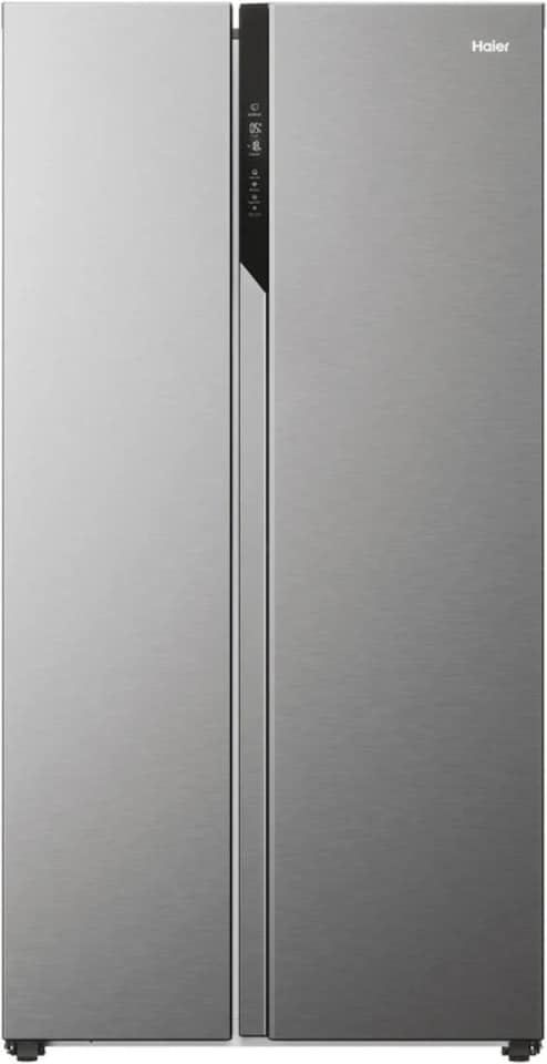 image 1 of Haier HSR5918DNMP - Inox American Fridge Freezer - Side by Side - D Rated
