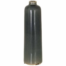 Garda Grey Glazed Raine Vase - Ceramic - L15 x W15 x H50 cm - Green | Green