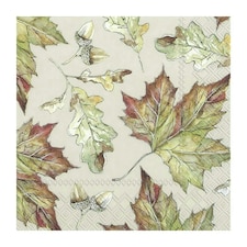 IHR Lunch Napkins It'S Autumn Cream 33cm 3ply 20 Pack