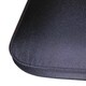 image 3 of Luxury Piped Waterproof Seat Pads - Triple Black Cushion - Outdoor Cushion for Garden Furniture Black | Black