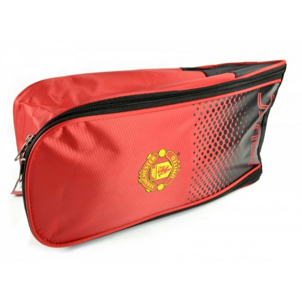image 1 of Manchester United FC Official Football Fade Design Bootbag - Red/Black - One Size