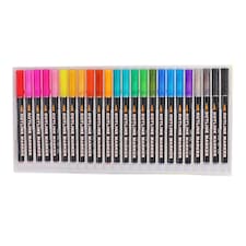 Pack of 24 Colors Art Drawing Outline Fineliner Marker pens