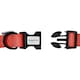 image 3 of HugglePets Snappy Adjustable Dog Collar Red | L