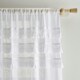 image 7 of Pineapple Elephant Izmir White Tab Top Voile White | 55x48"