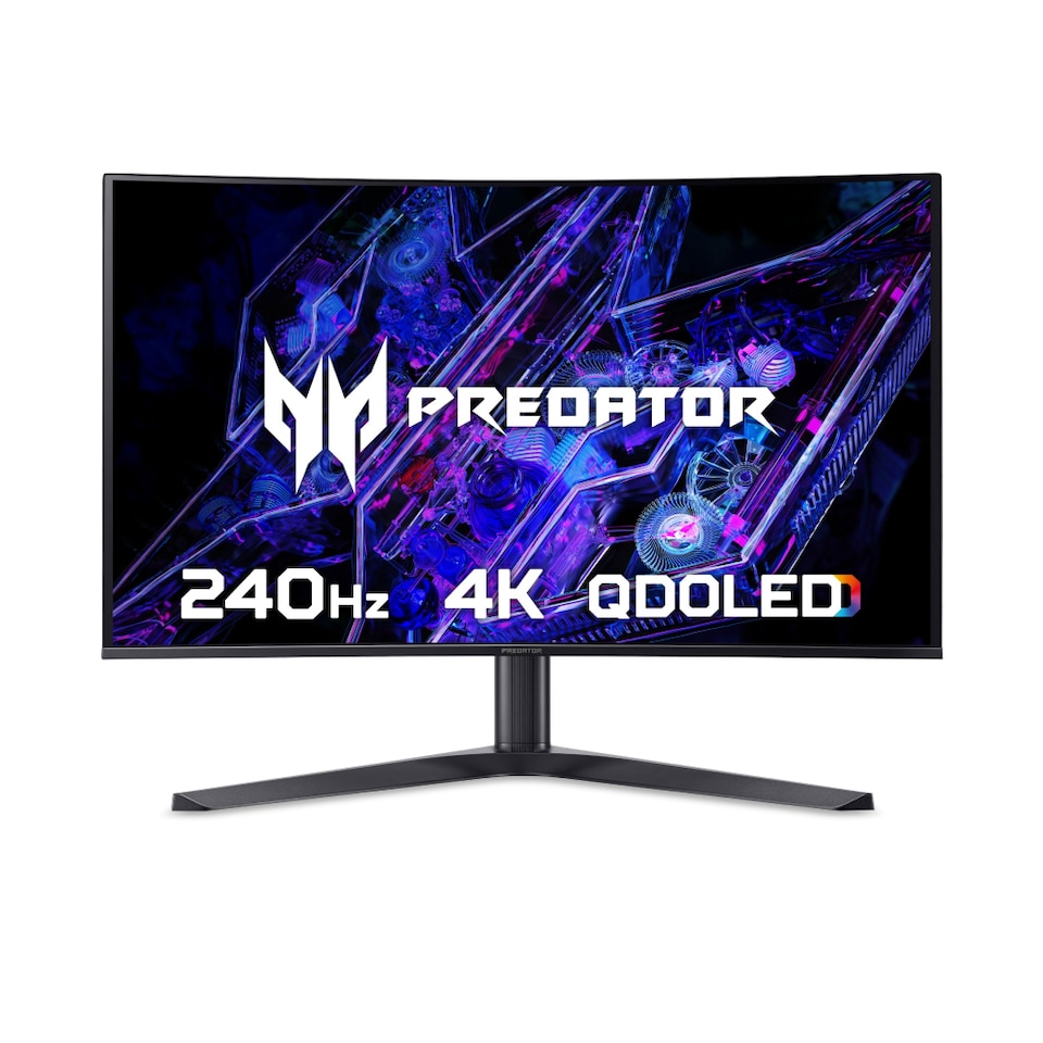 image 1 of Acer Predator X32X 31.5" Curved QD-OLED 4K UltraHD FreeSync 240Hz 0.03ms Monitor