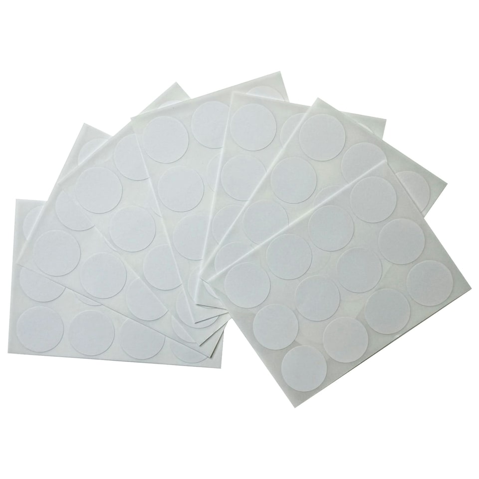 image 1 of Pack of 84 White 24mm Round Labels - Stickers
