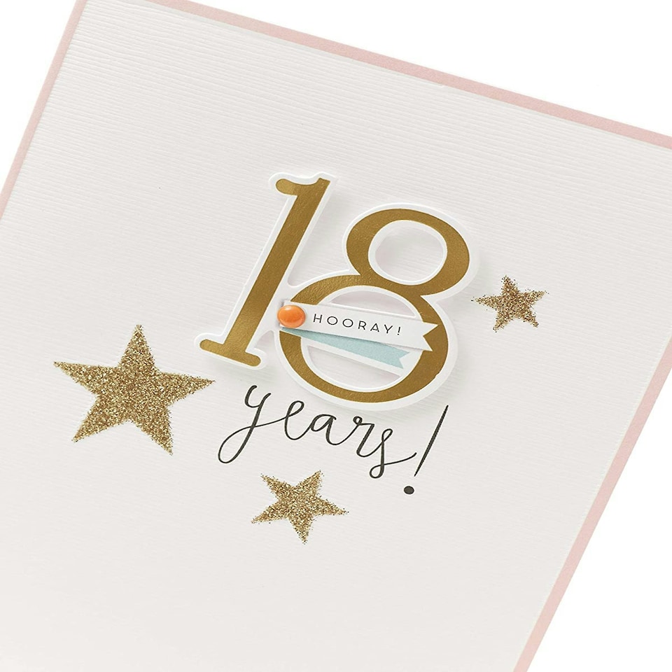image 1 of Kindred 18th Hooray Birthday Greeting Card