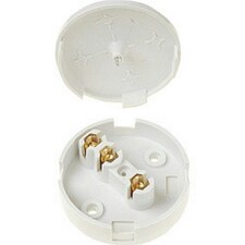 Dencon 30A 3 Terminal Junction Box with Selective Entries - White - One Size