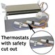 image 2 of SPARES2GO Heater Element compatible with Indesit IDC85UK IDC85KUK IDC85SUK Tumble Dryer (2200W)
