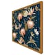image 4 of The moon, butterflies & flowers (Picutre Frame) Black | S