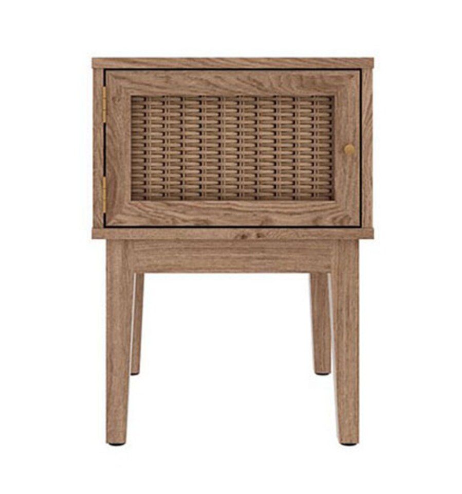 image 1 of Bordeaux Side/Lamp Table - MDF - L40 x W39.7 x H55.2 cm - Oak