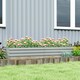 image 8 of Outsunny Galvanised Raised Garden Bed, 180x90x30cm Raised Bed, Silver 