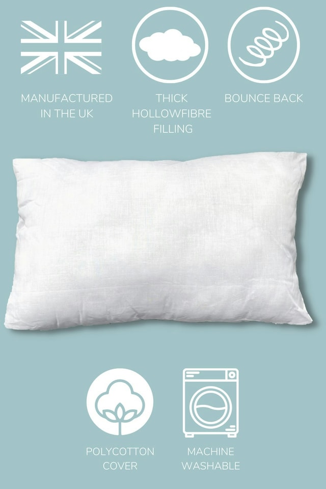 image 1 of Hollowfibre Pillow Pair with Polycotton Cover