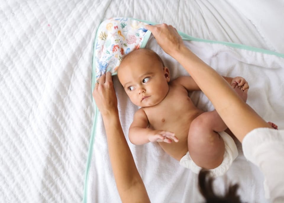 image 1 of Copper Pearl Premium Knit Hooded Towel Nautical