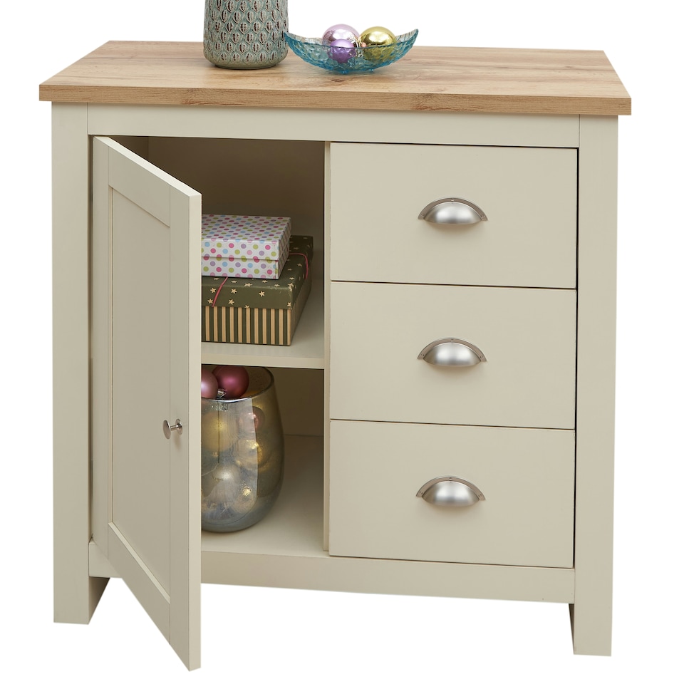 image 1 of Sideboard with 1 Door & 3 Drawers