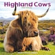 image 1 of Highland Cows 2026 Calendar | Square Wall Calendar | Farm Animal Gift | Plastic Free Packaging | by Avonside Publishing
