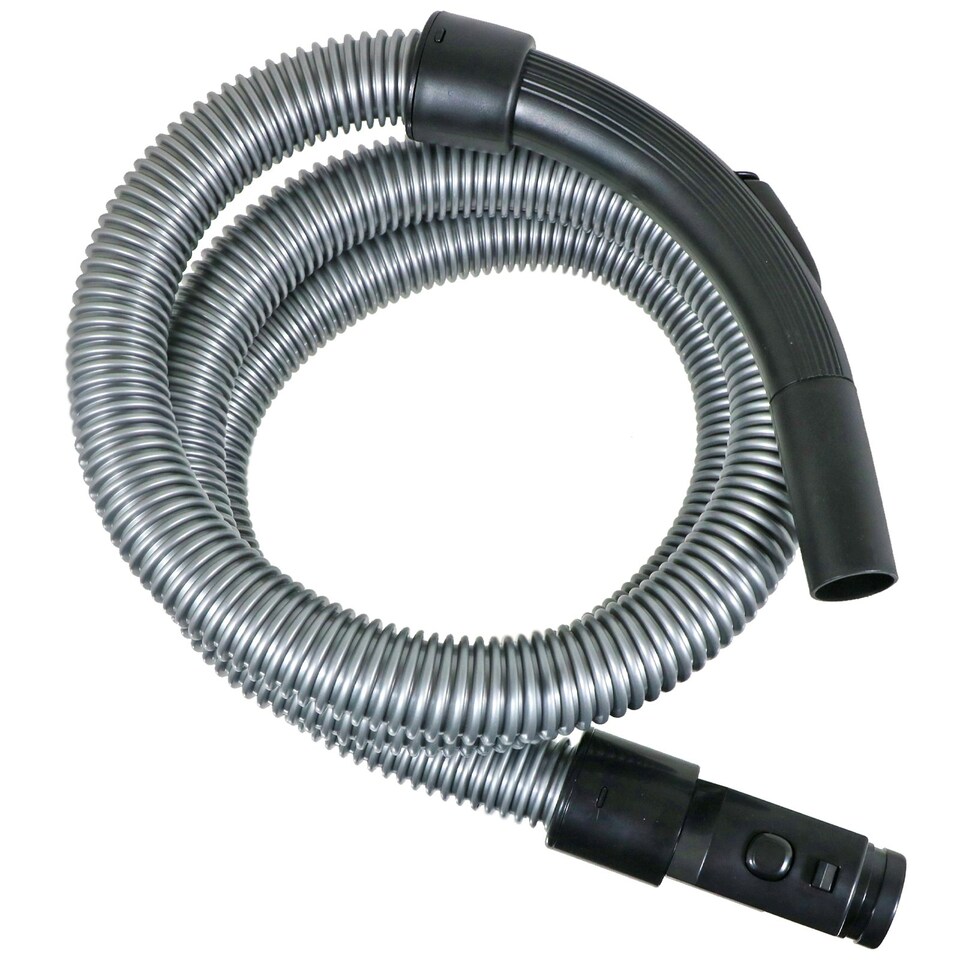 image 1 of SPARES2GO Hose for Currys Essentials C700VC18 Bagless Cylinder Vacuum Cleaner (2m) | Grey