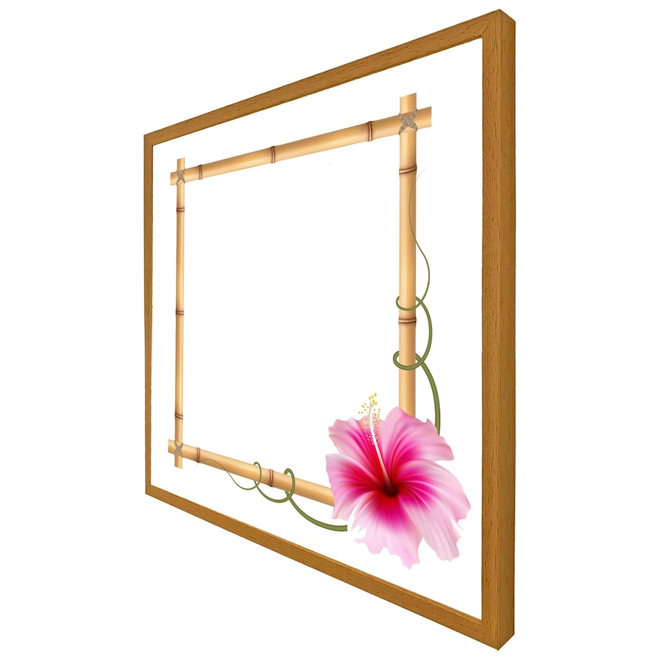 image 1 of Bamboo border (Picture Frame) Brown | XS