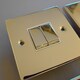 image 6 of SE HOME Polished Brass Shaver Socket 115v 230v | Gold | Polished Brass