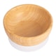 image 1 of Tiny Dining Children's Bamboo Suction Bowl - White | White | White