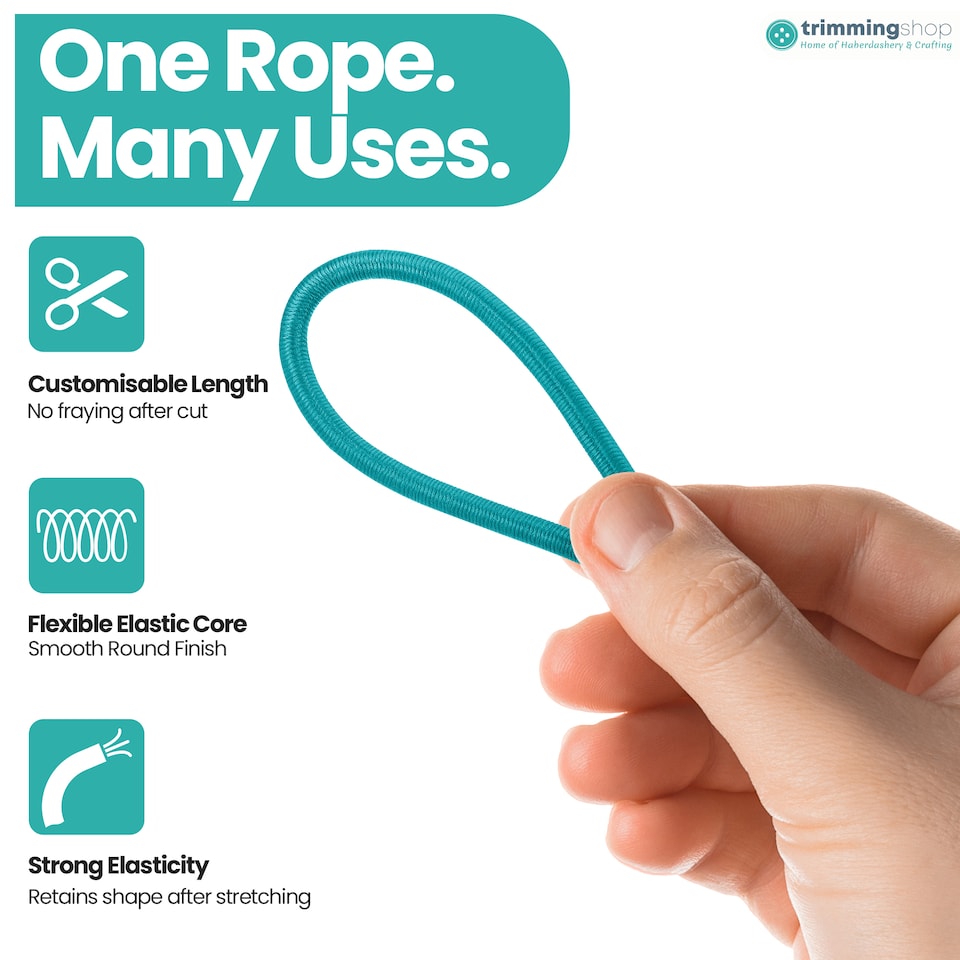 image 1 of 4mm Bungee Shock Cord, 25 Metres Camping Kayaks Tarpaulin