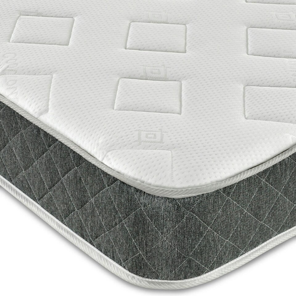 image 1 of Essentials Jump n Tac Hybrid Mattress - 7.5" Deep, Soft Feel Grey | Single