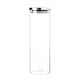 image 4 of Argon Tableware Glass Storage Jars with Metal Lids - 2 Litre - Silver - Pack of 3