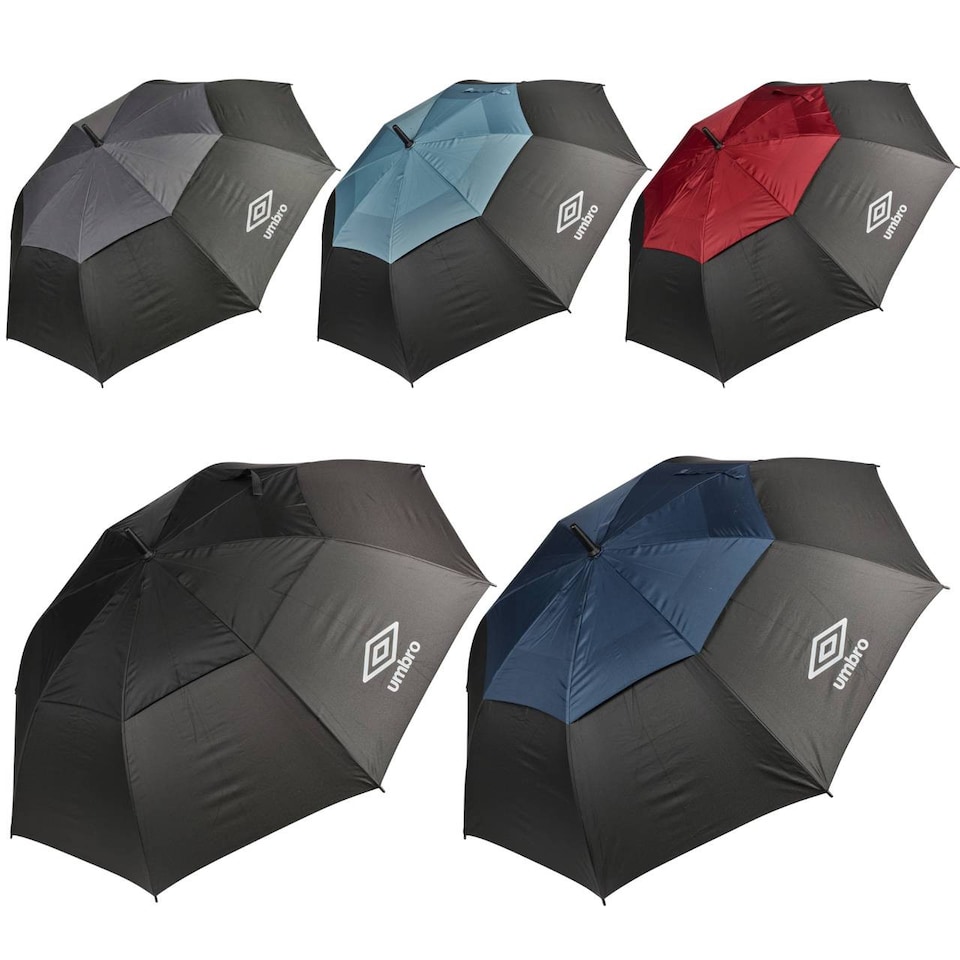 image 1 of 68.5cm Assorted Double Canopy Golf Umbrella