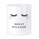 image 1 of Eyelashes Ceramic Storage Pot White